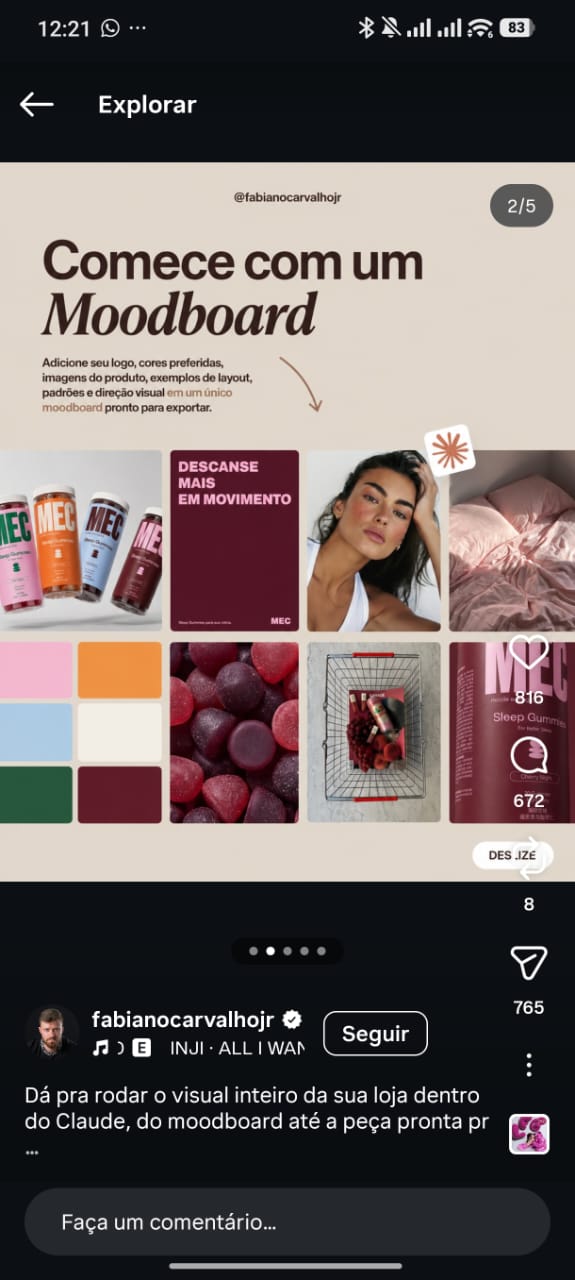 Carrossel de marketing digital